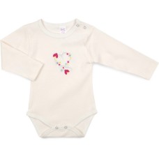 Боді дитяче Breeze з сердечком (1027-98G-cream)