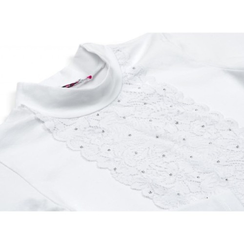 Кофта дитяча Matilda з мереживом (8433-128G-white)