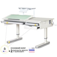 Парта зі стільцем Evo-kids Montreal 2 WG з полицею S-50 (BD-670-2 WG + S 50 WG)