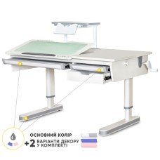 Парта зі стільцем Evo-kids Montreal 2 WG з полицею S-50 (BD-670-2 WG + S 50 WG)