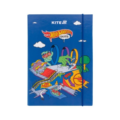 Папка для зошитів Kite В5 на гумці Hot Wheels (HW25-210-2)