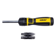 Набір викруток Sigma з реверсом високошвидкісна з бітами 12шт CrV Mega (4009821)