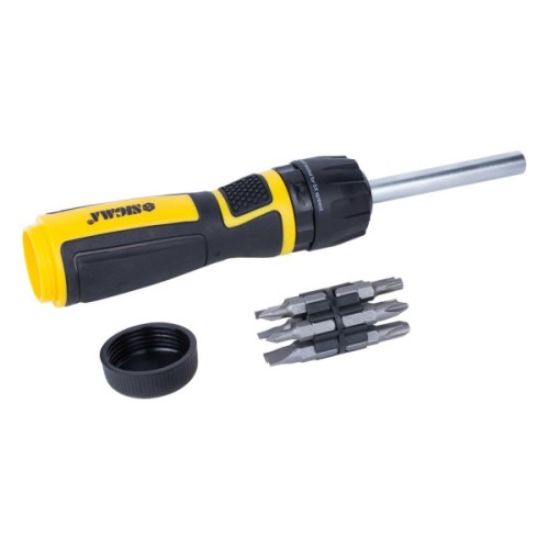 Набір викруток Sigma з реверсом високошвидкісна з бітами 12шт CrV Mega (4009821)