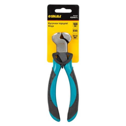 Кусачки Sigma торцеві 160мм Mega (4354071)