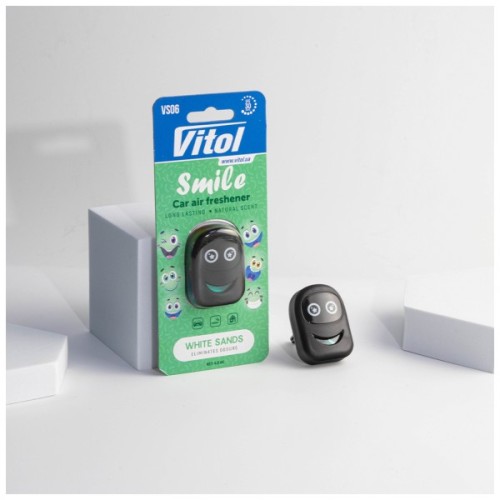 Ароматизатор для автомобіля VITOL Smile White Sands 4мл (VS06)