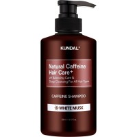 Шампунь Kundal Natural Caffeine & Intensive Scalp Care Shampoo White Musk 500 мл (8809568745765)