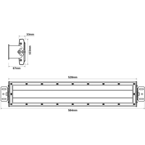 Світильник Videx HBL02 100W 5000K 230V (VL-HBL02-1005B)