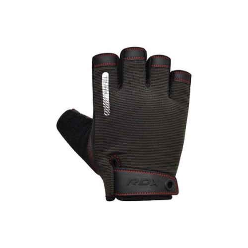 Рукавички для фітнесу RDX T2 Half Red L (WGA-T2HR-L)