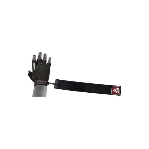 Рукавички для фітнесу RDX T2 Half Red L (WGA-T2HR-L)