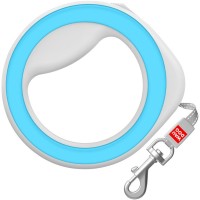 Повідець для собак WAUDOG R-leash світловідбиваюча стрічка XS-M до 40 кг 2.9 м блакитни (81272)