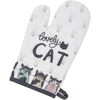 Кухонна прихватка Home Line Рукавиця Lovely Cat 17x28 см (182825)