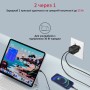 Зарядний пристрій Promate 33W USB-C + USB-A (powerport-33.black)