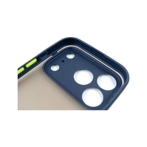 Чохол до мобільного телефона Dengos Matte iPhone 17 Pro Blue (DG-TPU-MATT-171)