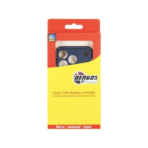 Чохол до мобільного телефона Dengos Matte iPhone 17 Pro Blue (DG-TPU-MATT-171)