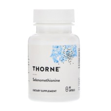 Мінерали Thorne Research Селен, (селенометіонін), Selenomethionine, 60 капсул (THR-22501)