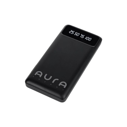 Батарея універсальна AURA NRG10 10000 mAh Black (PBANRG10B)