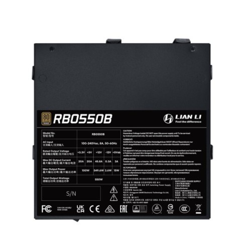 Блок живлення Lian Li 550W (G9P.RB0550B.B000.EU)