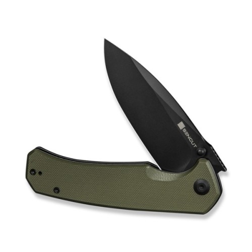 Ніж Sencut Skarnax, Darkwash, зелений G10 (S24025-2)