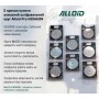 Круг зачистний Alloid Pro, алмазний, шліфувальний, на липучці, HEXAGON, 100мм, зерно 1000 (DD-63391)