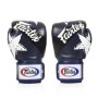 Боксерські рукавички Fairtex BGV1 Nation Print Blue 14 унцій (бинти в комплекті) (BGV1_Print_14oz_Blue)