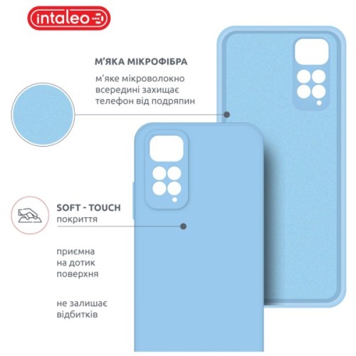 Чохол до мобільного телефона Intaleo SoftShell Xiaomi Redmi Note 11 Light Blue (1283126558290)