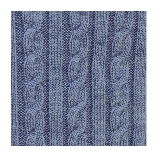 Плед Прованс Soft коси Синій меланж 90x130 см (11681)