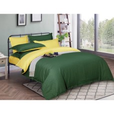 Постільна білизна MirSon SatinStripe 30-0017+ 30-0003Kleiton 200х220 Євро (2200005262108)