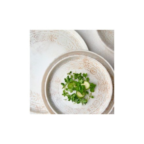 Тарілка By Bone серія "Antico" кругла з бортом 90° 25 см (AN-HL-25-RD)