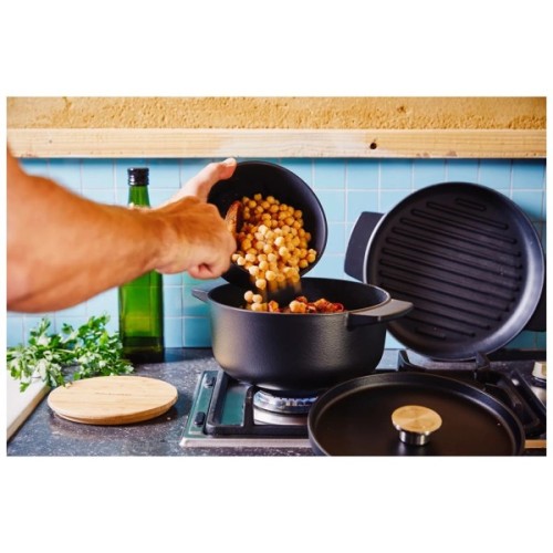 Сковорода KitchenAid Matte Oven-to-table гриль 26 см (CC004600-001)