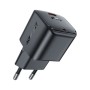 Зарядний пристрій Acefast USB-C 30W Gan A77 mini Fast Charger Black (6974316282662)