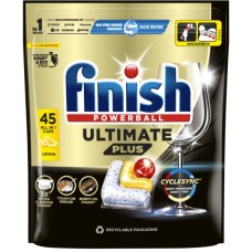 Таблетки для посудомийних машин Finish Ultimate Plus All in 1 Lemon 45 шт. (5908252010998)