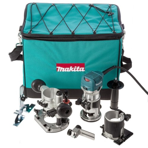 Фрезер Makita RT0702CX2 710ВТ, цанга 6 та 8мм, 10000-34000об/хв (RT0702CX2)