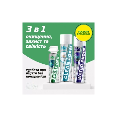 Дезодорант для взуття HTA Sport Deo Антибактеріальний 200 мл (HTA1041)