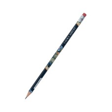 Олівець графітний Axent LA, Gorgeous круглий, з гумкою, НВ (9009/36-22-A)