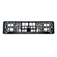 Рамка номерного знака Poputchik Hyundai (24-106-IS)