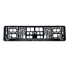 Рамка номерного знака Poputchik Hyundai (24-106-IS)
