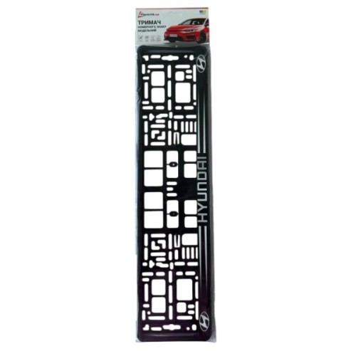 Рамка номерного знака Poputchik Hyundai (24-106-IS)