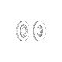Гальмівний диск FERODO DDF626