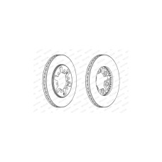 Гальмівний диск FERODO DDF626