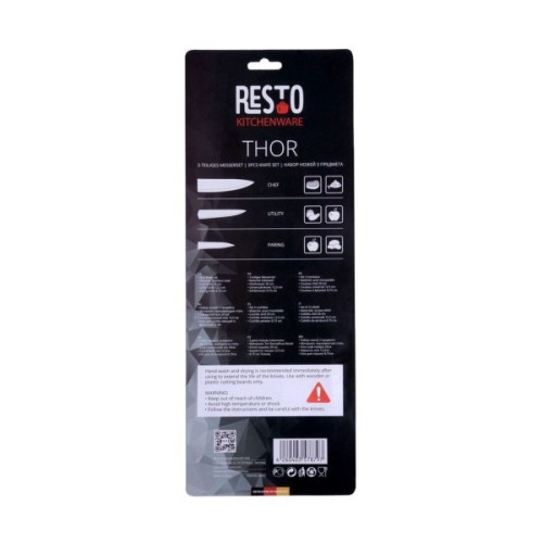 Набір ножів Resto Thor 3 предмети (95502)