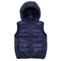 Жилет дитячий Kurt пуховий з капюшоном (V-HT-580T-92-blue)