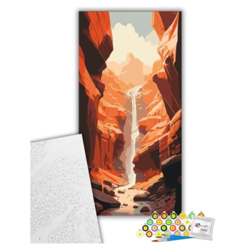Картина по номерам ArtCraft Каньйон 40х80 см (11567-AC)
