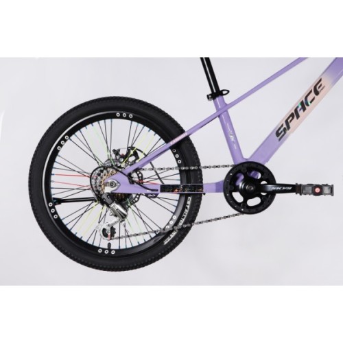 Велосипед Space 20" KID ALIOTH DD FR рама-11" MG 2025 фіолетовий (OPS-SK-20-017)