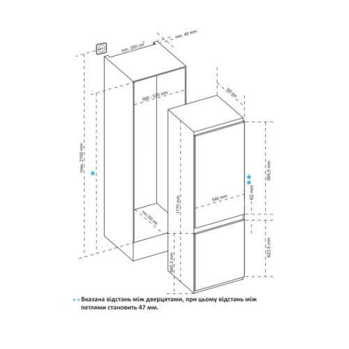 Холодильник Interline RDS 570 MOZ NA+