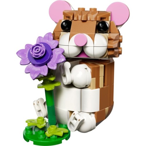 Конструктор LEGO Creator Чарівний хом'як з квіткою (31376)