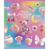 Зошит Школярик Star Nice Atitude Club 48 аркушів лінія (048-3525L)