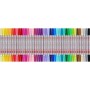 Фломастери Faber-Castell двосторонні Double-ended Fibre tip, 40 кольорів (32421)