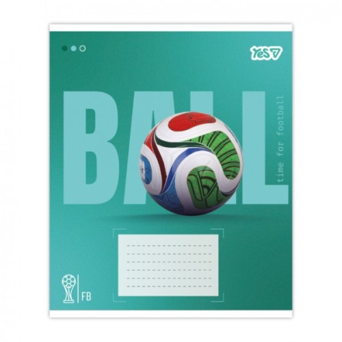 Зошит Yes Ball А5 24 аркуша клітинка (768681)