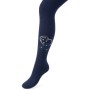 Колготки дитячі BNM з квітами зі страз (M0C0302-1183-11G-blue)