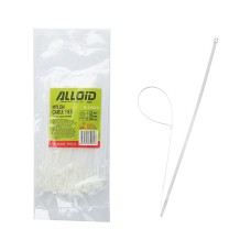 Стяжка Alloid 2.5х150мм, пластик, 100шт./уп., білий (PC-25150W) Стяжка Alloid 2.5х150мм, пластик, 100шт./уп., білий (PC-25150W)